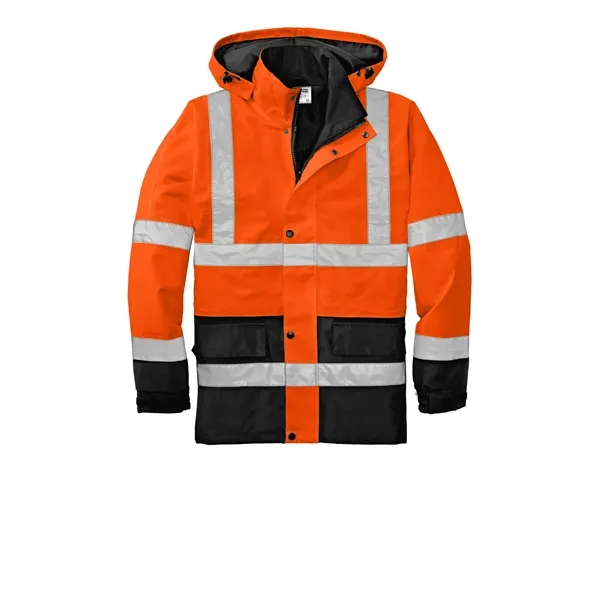 CornerStone - ANSI 107 Class 3 Waterproof Parka. - CornerStone - ANSI 107 Class 3 Waterproof Parka. - Image 8 of 9