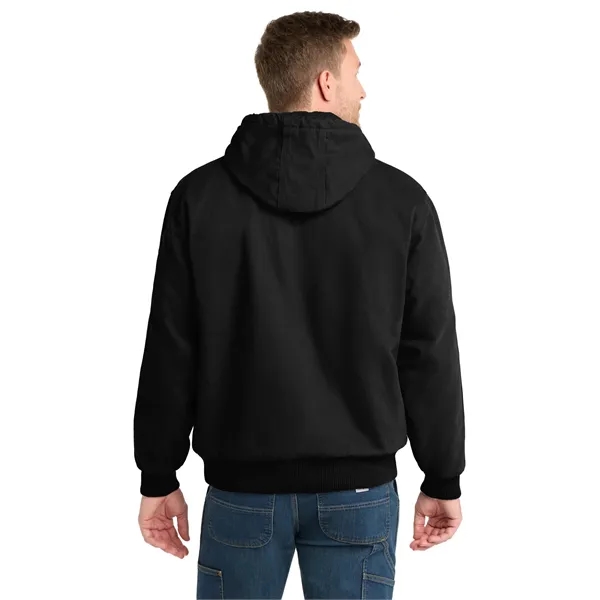 CornerStone Washed Duck Cloth Insulated Hooded Work Jacket. - CornerStone Washed Duck Cloth Insulated Hooded Work Jacket. - Image 2 of 19