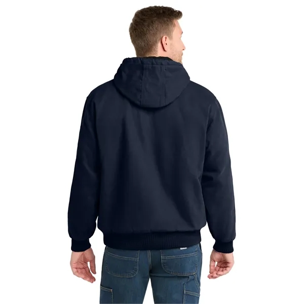 CornerStone Washed Duck Cloth Insulated Hooded Work Jacket. - CornerStone Washed Duck Cloth Insulated Hooded Work Jacket. - Image 10 of 19