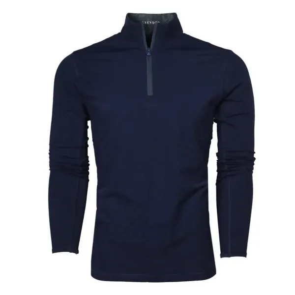 Greyson Men's Tate Mockneck Quarter-Zip - Greyson Men's Tate Mockneck Quarter-Zip - Image 2 of 3