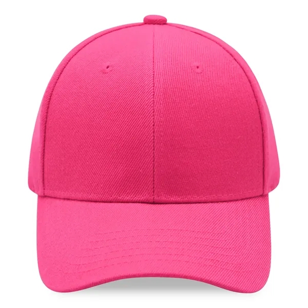 6 Panel Poly Twill Baseball Cap - 6 Panel Poly Twill Baseball Cap - Image 21 of 27