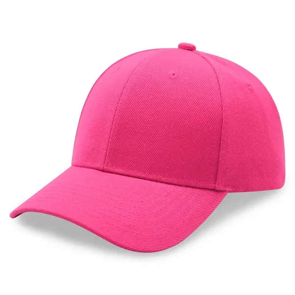 6 Panel Poly Twill Baseball Cap - 6 Panel Poly Twill Baseball Cap - Image 22 of 27