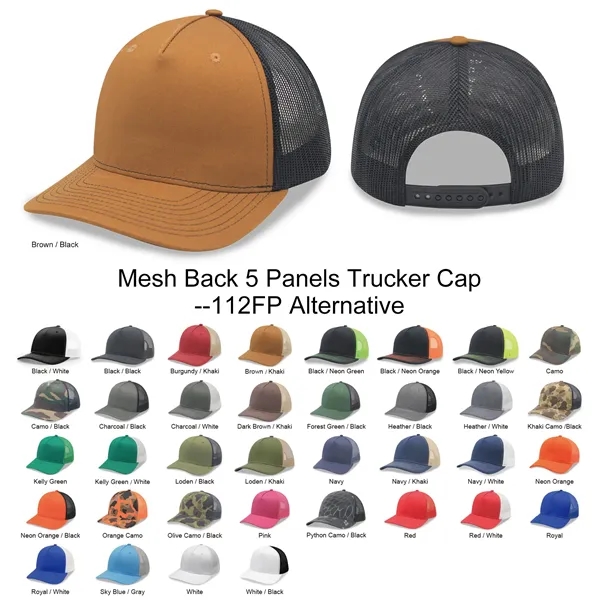 5 Panel 112FP Premier Trucker Cap - 5 Panel 112FP Premier Trucker Cap - Image 34 of 34