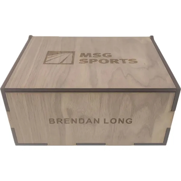 Handcrafted Modern Branded Walnut Box, Locally Sourced - Handcrafted Modern Branded Walnut Box, Locally Sourced - Image 0 of 0