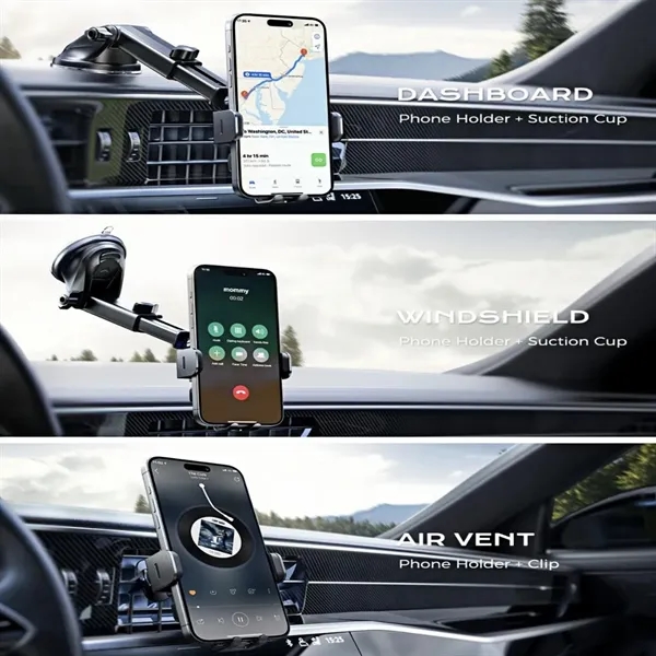 15W Auto Lock Wireless Car Charger Mount - 15W Auto Lock Wireless Car Charger Mount - Image 5 of 5