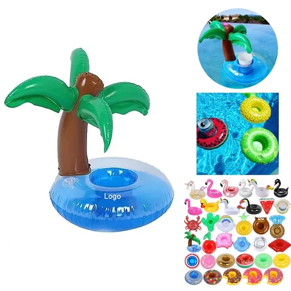 Inflatable Floating Drink Cup Holder - Inflatable Floating Drink Cup Holder - Image 0 of 7