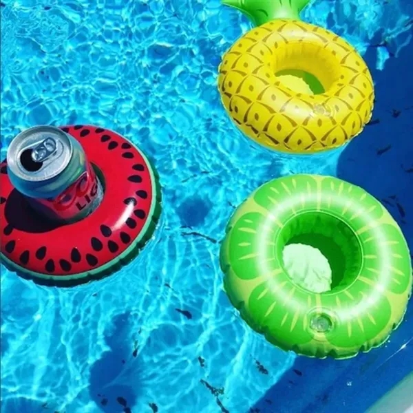 Inflatable Floating Drink Cup Holder - Inflatable Floating Drink Cup Holder - Image 1 of 7