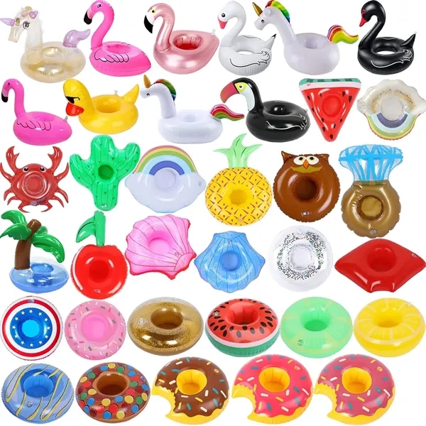 Inflatable Floating Drink Cup Holder - Inflatable Floating Drink Cup Holder - Image 7 of 7
