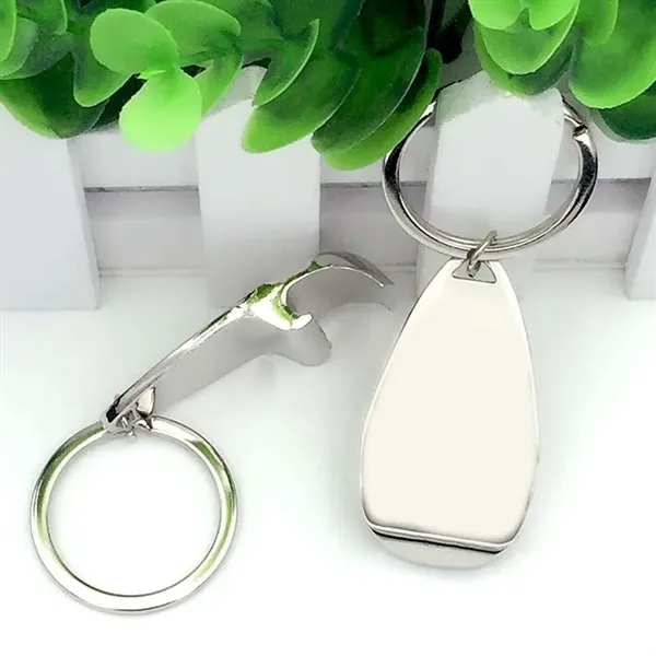 Water Droplet Bottle Opener Keychain - Water Droplet Bottle Opener Keychain - Image 0 of 4