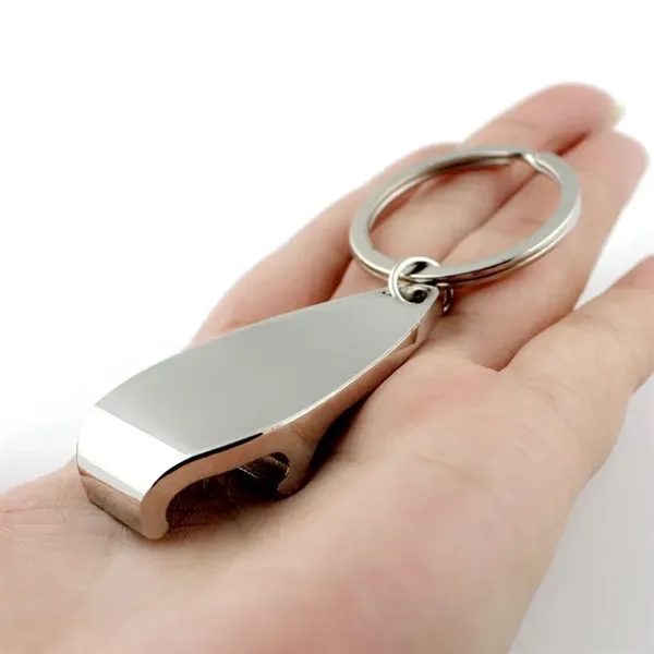 Water Droplet Bottle Opener Keychain - Water Droplet Bottle Opener Keychain - Image 3 of 4