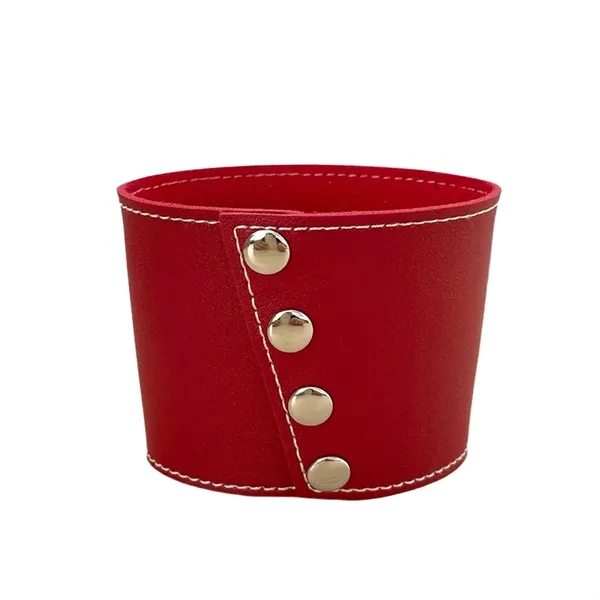 Heat-Resistant Pu Leather Beverage Sleeves - Heat-Resistant Pu Leather Beverage Sleeves - Image 3 of 8