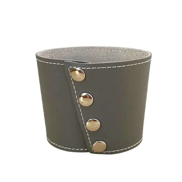 Heat-Resistant Pu Leather Beverage Sleeves - Heat-Resistant Pu Leather Beverage Sleeves - Image 4 of 8