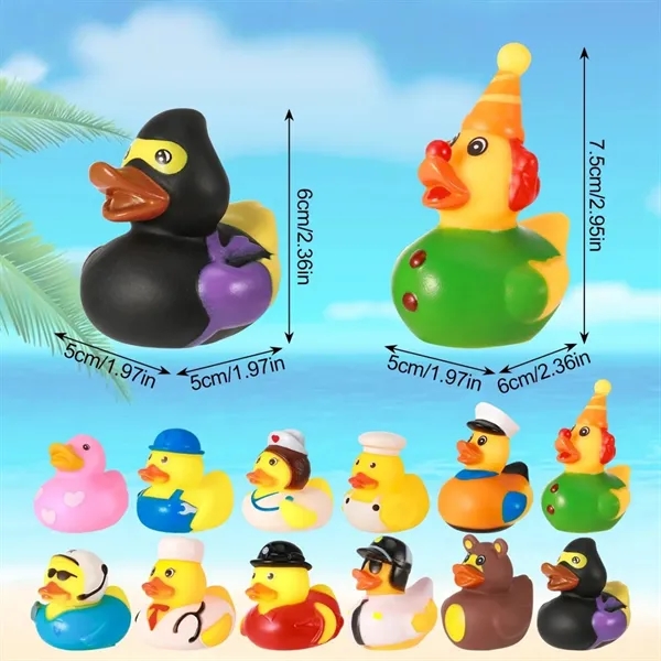 3'' Rubber Bath Toys Doctor Uniform Pirate Duck Ducking Kit - 3'' Rubber Bath Toys Doctor Uniform Pirate Duck Ducking Kit - Image 2 of 6