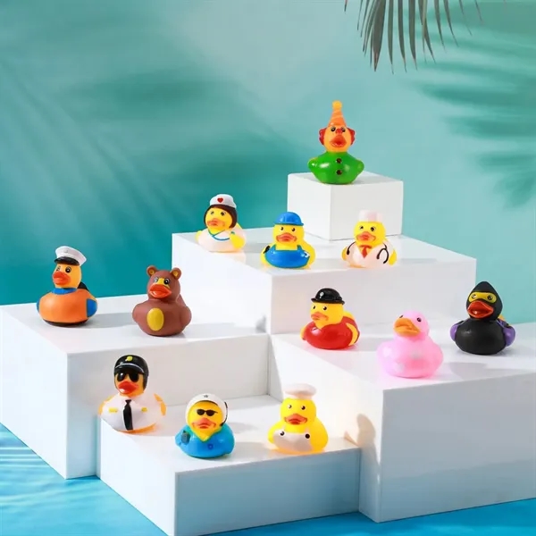 3'' Rubber Bath Toys Doctor Uniform Pirate Duck Ducking Kit - 3'' Rubber Bath Toys Doctor Uniform Pirate Duck Ducking Kit - Image 4 of 6