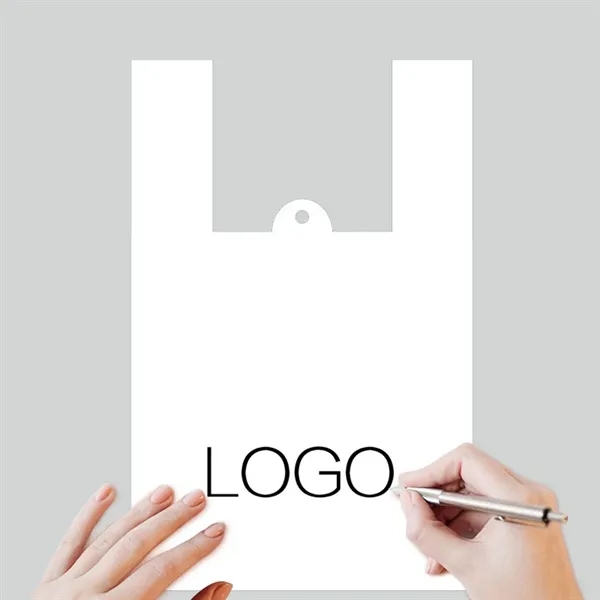 Customized Plastic T Shirt Bag With Handle For Shopping - Customized Plastic T Shirt Bag With Handle For Shopping - Image 1 of 7