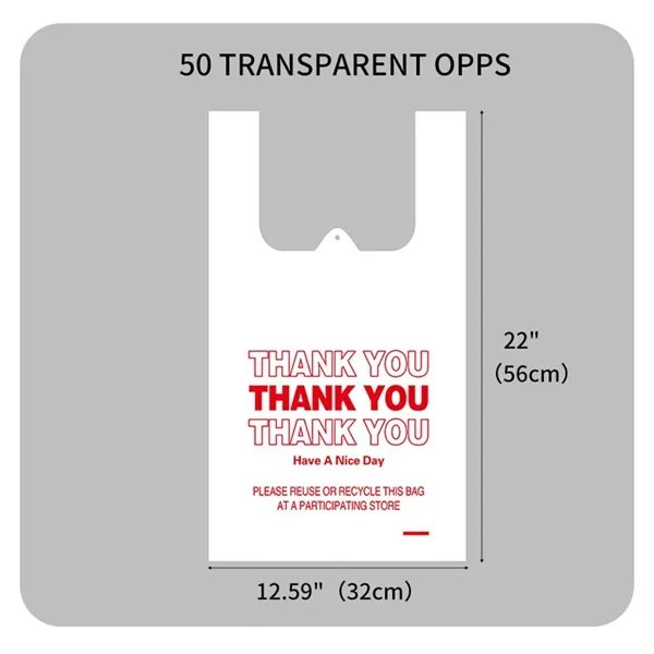 Customized Plastic T Shirt Bag With Handle For Shopping - Customized Plastic T Shirt Bag With Handle For Shopping - Image 2 of 7
