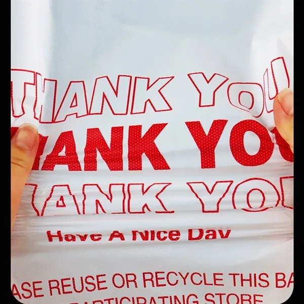 Customized Plastic T Shirt Bag With Handle For Shopping - Customized Plastic T Shirt Bag With Handle For Shopping - Image 7 of 7