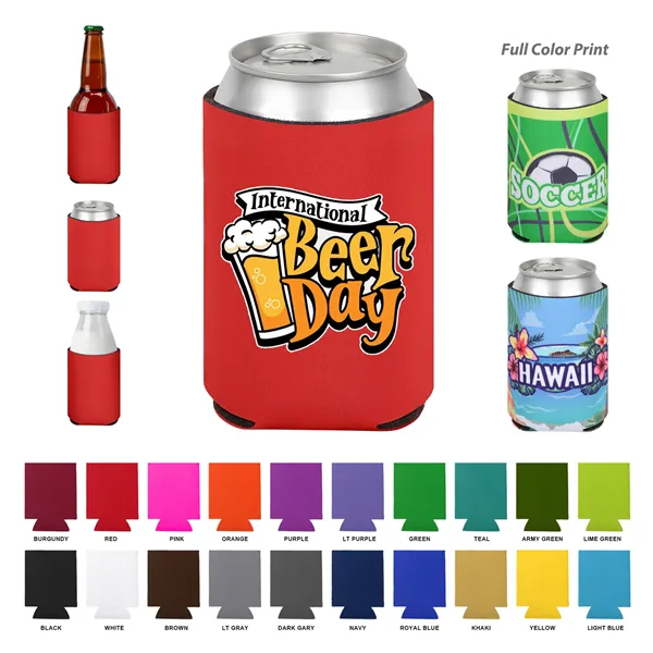 Economy Foam Full Color Can Cooler - Economy Foam Full Color Can Cooler - Image 0 of 22
