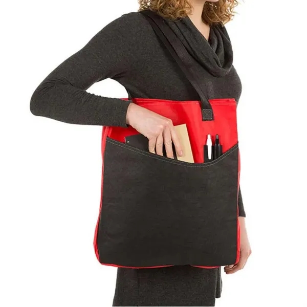 Rivers Pocket Non-Woven Convention Tote - Rivers Pocket Non-Woven Convention Tote - Image 1 of 2