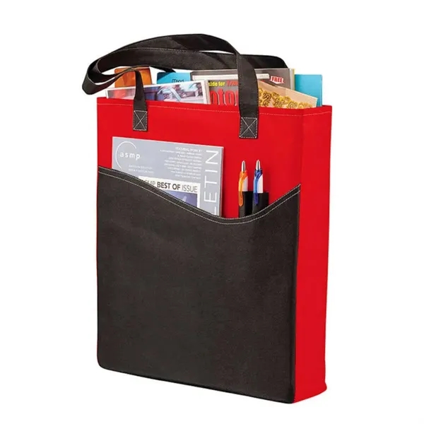 Rivers Pocket Non-Woven Convention Tote - Rivers Pocket Non-Woven Convention Tote - Image 2 of 2