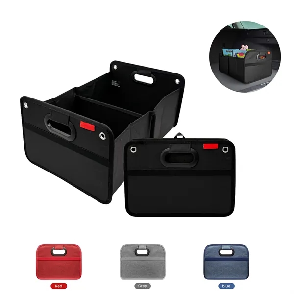 Portable Folding Car Trunk Storage Organizer - Portable Folding Car Trunk Storage Organizer - Image 1 of 7