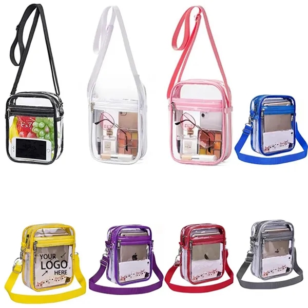 Clear Stadium Approved Crossbody Bag for Men and Women - Clear Stadium Approved Crossbody Bag for Men and Women - Image 0 of 6