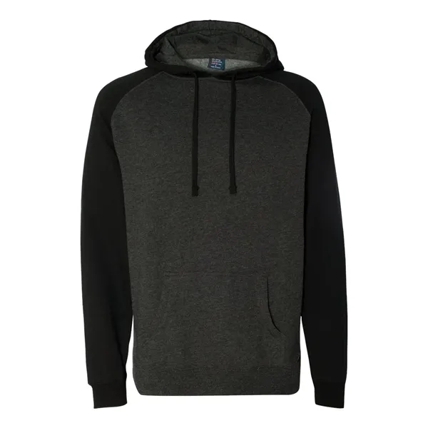 Independent Trading Co. Unisex Raglan Hooded Sweatshirt - Independent Trading Co. Unisex Raglan Hooded Sweatshirt - Image 3 of 10