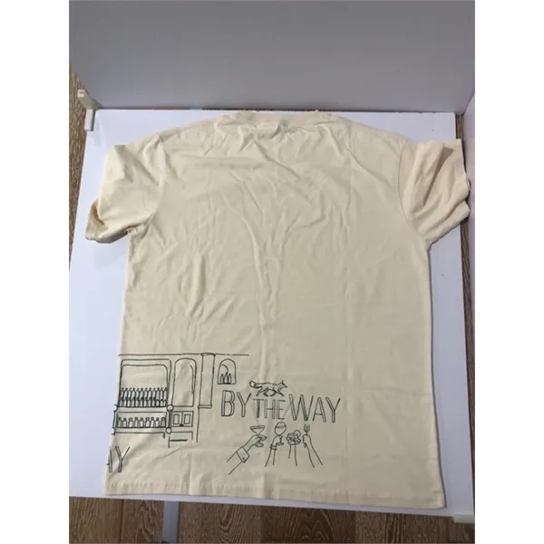 4.5 Oz Unisex Cotton T-Shirt Jersey Short Sleeve Tee - 4.5 Oz Unisex Cotton T-Shirt Jersey Short Sleeve Tee - Image 4 of 4