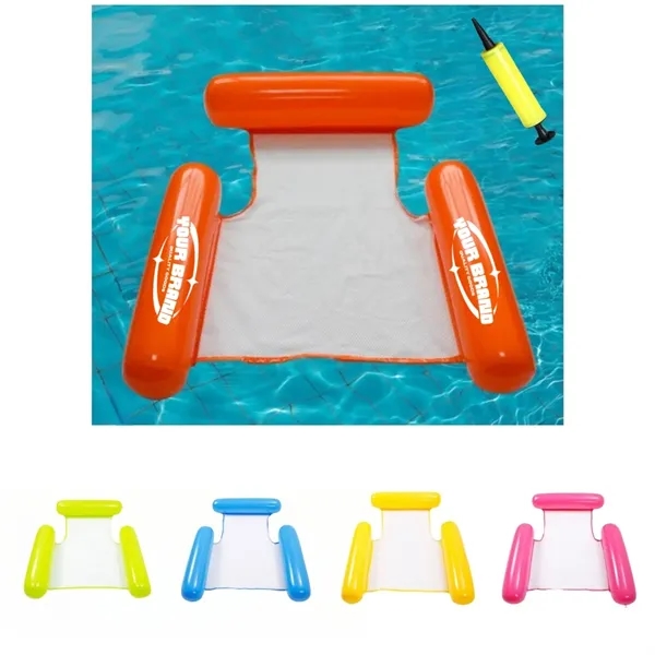 Inflatable Pool Float Hammock For Adults Kids Relax Lounger - Inflatable Pool Float Hammock For Adults Kids Relax Lounger - Image 0 of 3