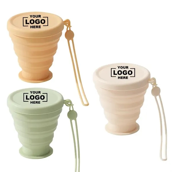 200ml Foldable Camping Silicon Cup - 200ml Foldable Camping Silicon Cup - Image 1 of 4