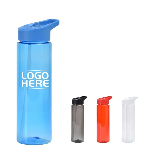 26Oz Lightweight Outdoor Plastic Bottle With Straw & Handle - 26Oz Lightweight Outdoor Plastic Bottle With Straw & Handle - Image 0 of 1