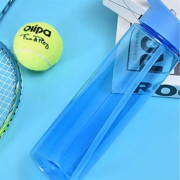 26Oz Lightweight Outdoor Plastic Bottle With Straw & Handle - 26Oz Lightweight Outdoor Plastic Bottle With Straw & Handle - Image 1 of 1