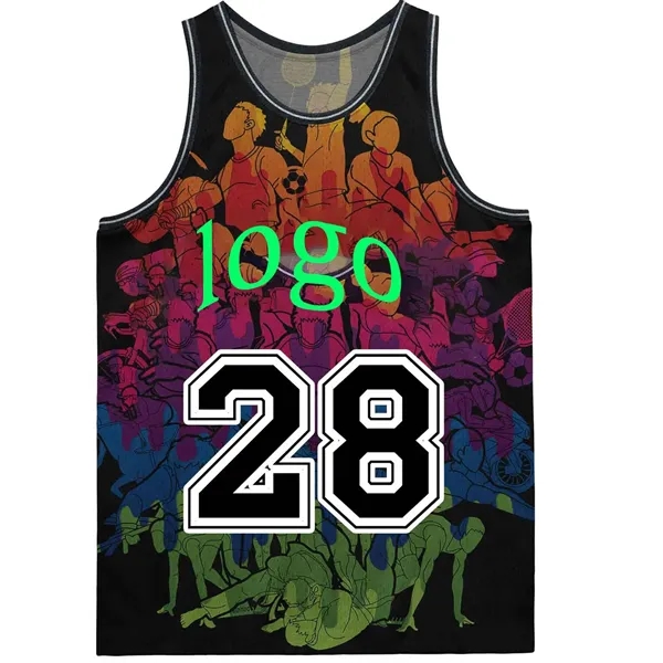 Unisex Custom Full Sublimation Basketball Jersey - Unisex Custom Full Sublimation Basketball Jersey - Image 1 of 1