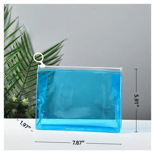 Clear Travel Toiletry Bag Waterproof TSA Approved Organizer - Clear Travel Toiletry Bag Waterproof TSA Approved Organizer - Image 1 of 4