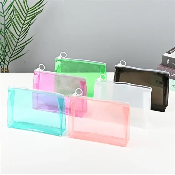 Clear Travel Toiletry Bag Waterproof TSA Approved Organizer - Clear Travel Toiletry Bag Waterproof TSA Approved Organizer - Image 2 of 4