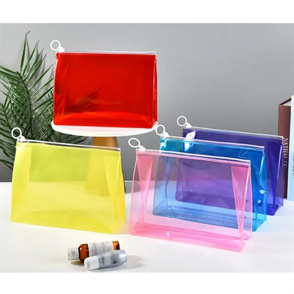 Clear Travel Toiletry Bag Waterproof TSA Approved Organizer - Clear Travel Toiletry Bag Waterproof TSA Approved Organizer - Image 4 of 4