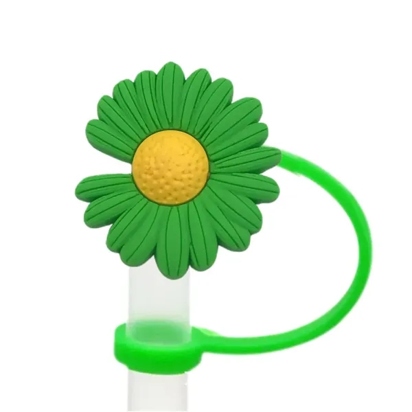 Custom Rubber Reusable Straw Cap - Custom Rubber Reusable Straw Cap - Image 0 of 5