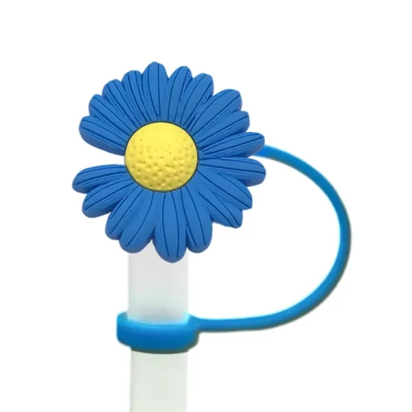 Custom Rubber Reusable Straw Cap - Custom Rubber Reusable Straw Cap - Image 1 of 5