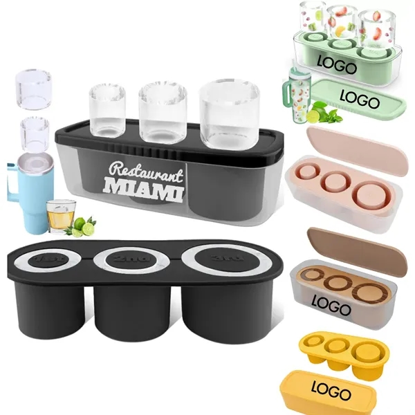 Cylinder Silicone Ice Cube Tray for Tumbler Cup 30oz 40oz - Cylinder Silicone Ice Cube Tray for Tumbler Cup 30oz 40oz - Image 0 of 1