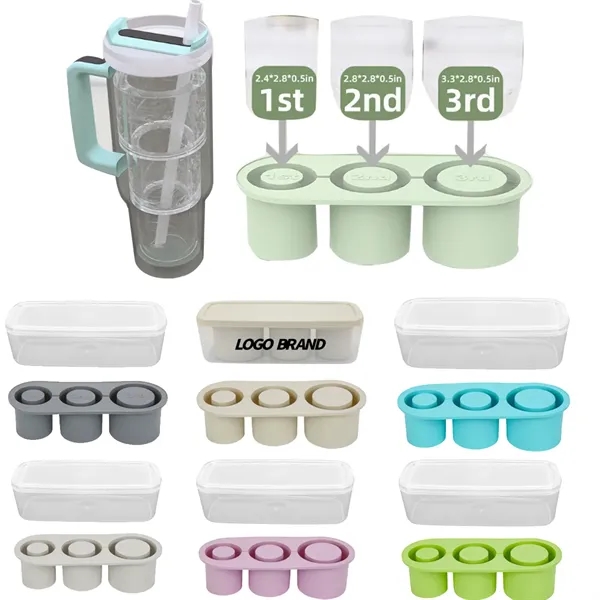 Cylinder Silicone Ice Cube Tray for Tumbler Cup 30oz 40oz - Cylinder Silicone Ice Cube Tray for Tumbler Cup 30oz 40oz - Image 1 of 1