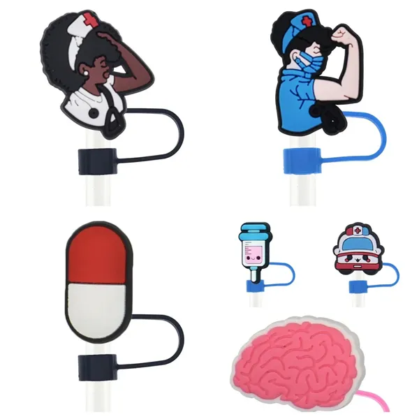 Custom Silicone Straw Charms - Custom Silicone Straw Charms - Image 0 of 5