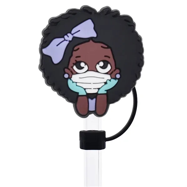 Custom Silicone Straw Charms - Custom Silicone Straw Charms - Image 1 of 5