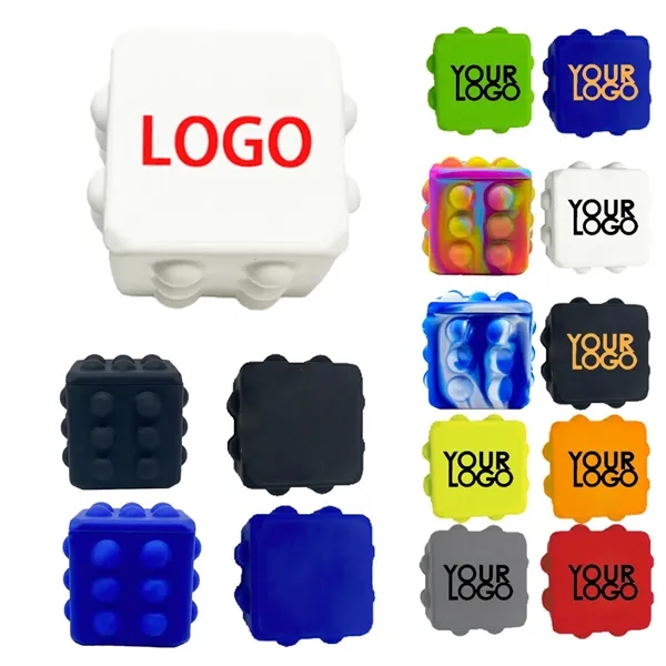 Push Pop Bubble Popper Dice Fidget Toy Stress Reliever Ball - Push Pop Bubble Popper Dice Fidget Toy Stress Reliever Ball - Image 0 of 1