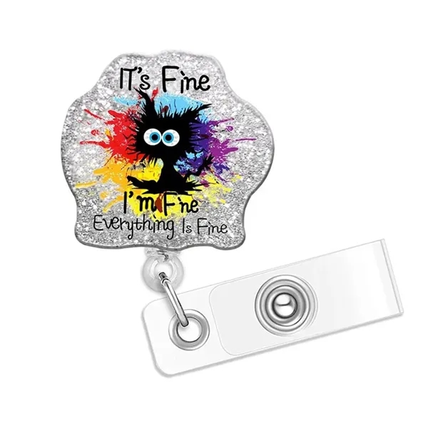 Acrylic Retractable Badge Reel - Acrylic Retractable Badge Reel - Image 2 of 4