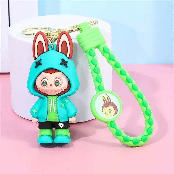 Labubu Cartoon Doll Backpack Pendant Car Keychain - Labubu Cartoon Doll Backpack Pendant Car Keychain - Image 5 of 7