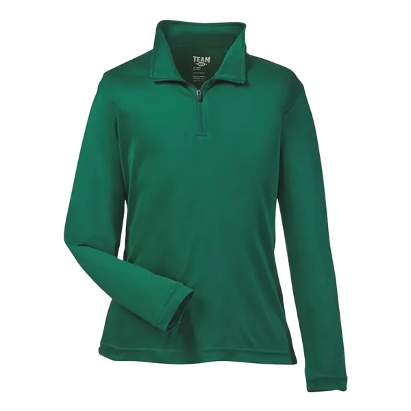 Team 365 Youth Zone Performance Quarter-Zip Pullover - Team 365 Youth Zone Performance Quarter-Zip Pullover - Image 3 of 6