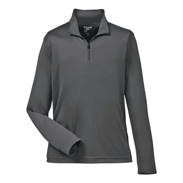 Team 365 Youth Zone Performance Quarter-Zip Pullover - Team 365 Youth Zone Performance Quarter-Zip Pullover - Image 4 of 6