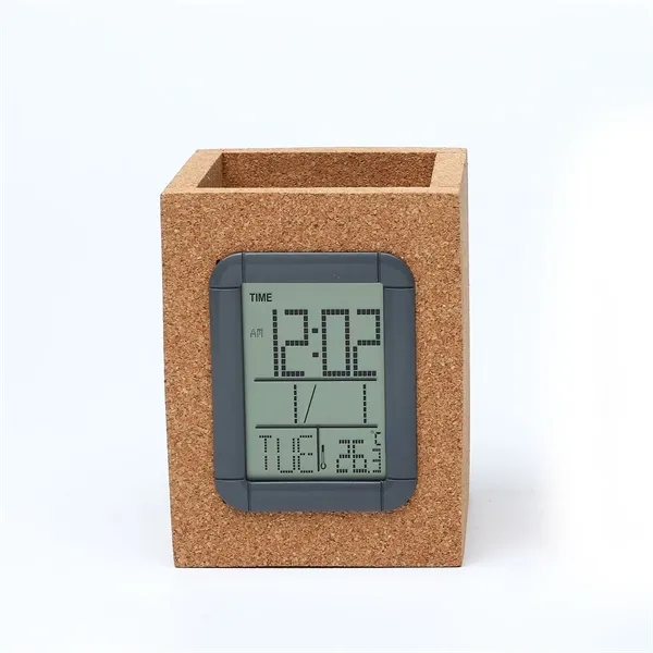 Desk Organizer Clock - Desk Organizer Clock - Image 1 of 3