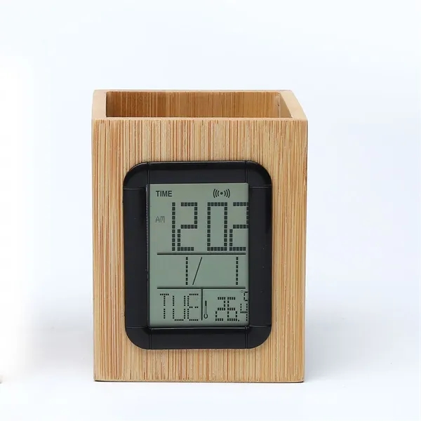Desk Organizer Clock - Desk Organizer Clock - Image 2 of 3