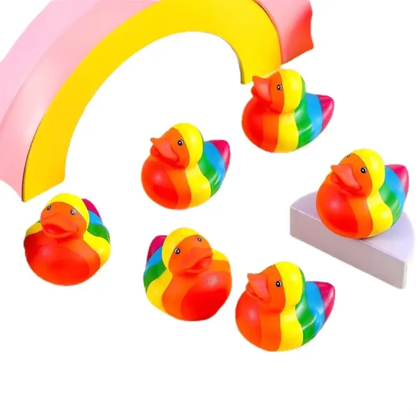 Rainbow Rubber Duck - Rainbow Rubber Duck - Image 2 of 2